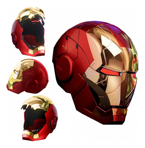 Capacete Eletrônico Comando Voz Iron Man Mk5 Homem De Ferro