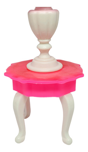 Mesa De Canto Rosa Pink P/ Quarto E Sala Da Barbie - Móveis