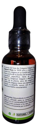 Aceite De Orégano Orgánico Puro Therapeutic 30 Ml