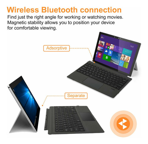 Teclado Bluetooth Para Microsoft Surface Pro8/9/x