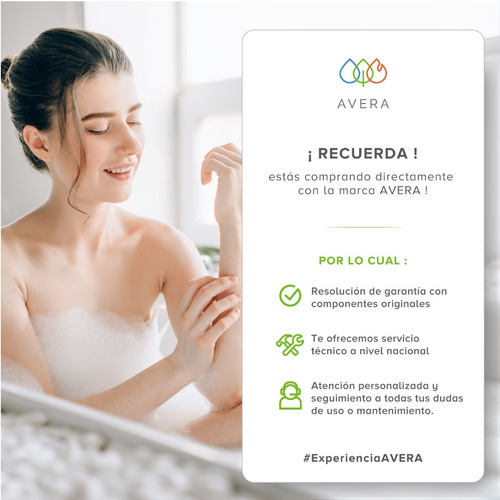 Imagen 5 de 10 de Calentador De Agua 1.5 Servicios. Avera C8lnat. Gas Natural.