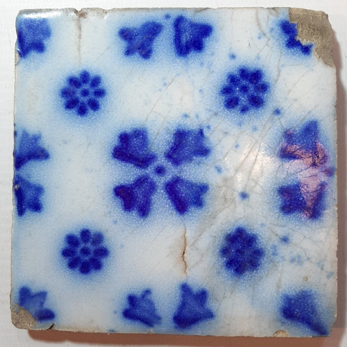 Imagen 4 de 7 de Antiguo Azulejo Pas De Calais 7656