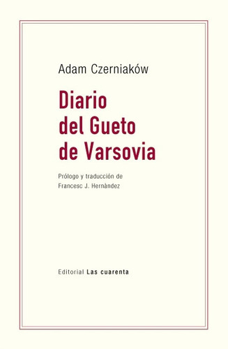 Diario Del Gueto De Vasovia