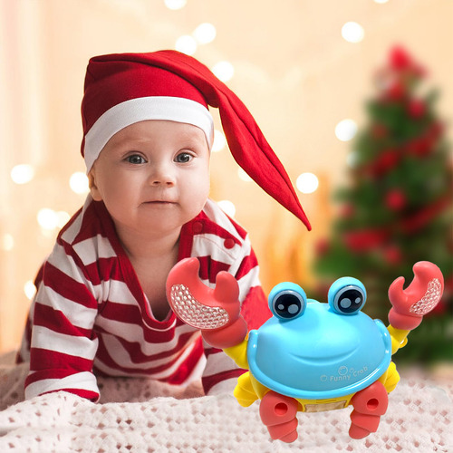 Luz con sensor de música infantil Crab Toy Fujão