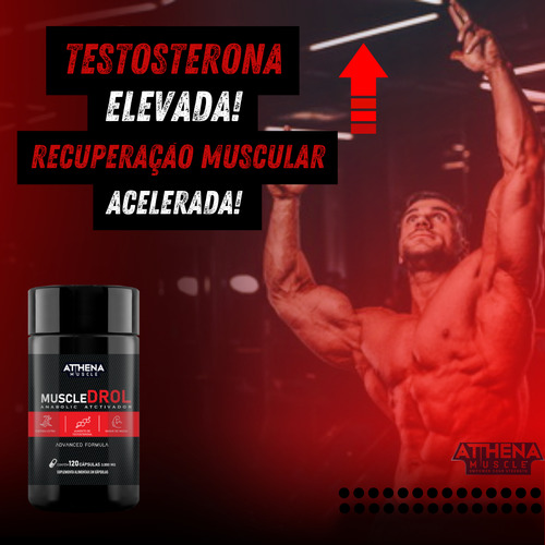 Suplemento Homen Gh Muscledrol Auxilio Hipertrofia Envio Já Sem Sabor