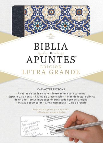 Biblia De Apuntes Con Letra Grande Rvr 1960