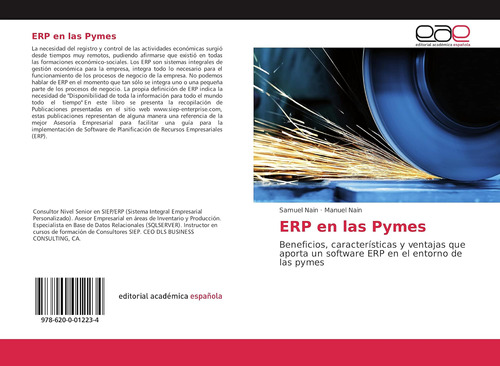 Libro: Erp En Las Pymes: Beneficios, Características Y Venta