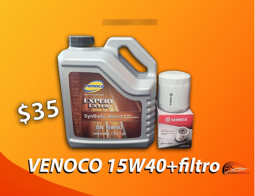 Venoco 15w40 Semi Sintético + Filtro