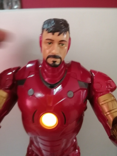 Iron Man Hasbro 2007 Con Luz Y Sonido 12 Pulgadas (Usado)