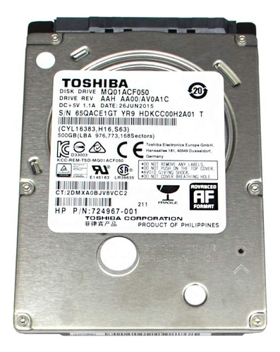 Toshiba Sata Disco Duro