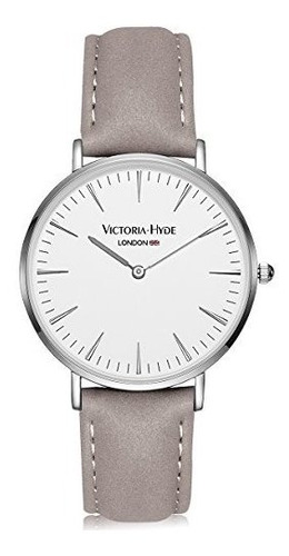 Victoria Hyde Clásico Simple Hombres Mujeres Unisex Relojes 