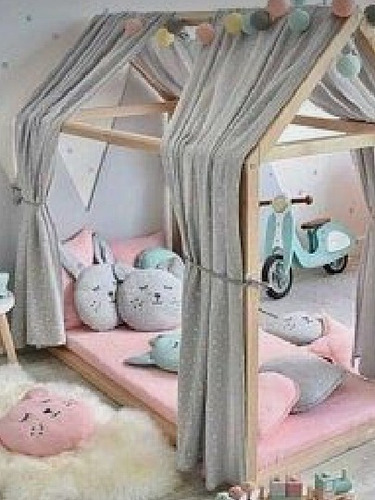 Imagen 5 de 7 de Cama Montessori Palet 1 Plaza