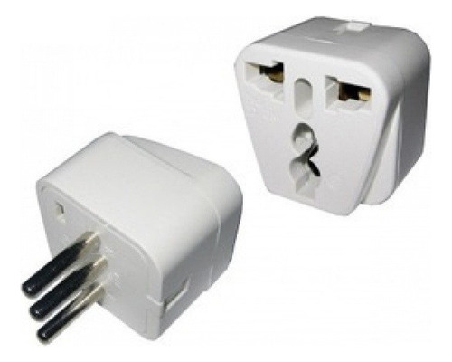 Adaptador Convertidor Ficha Universal A 3 En Linea Americana