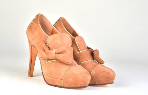 Imagen 3 de 6 de Zapatos Sandalias De Gamuza De Mujer - Magdalena - Ferraro