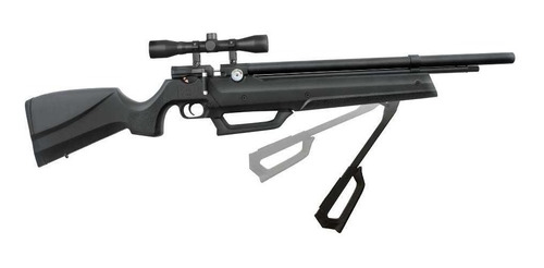 Rifle Pcp + Inflador + Mira + Cargador Rotativo 10 Disparos