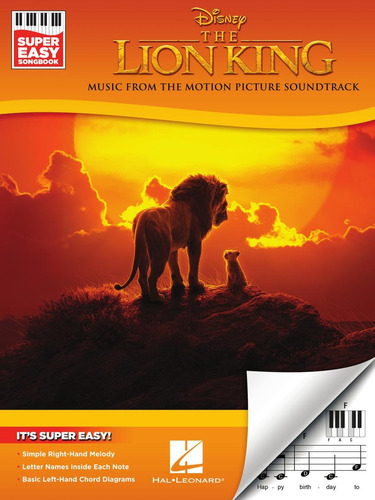 Partituras The Lion King Super Easy Piano 2019 Digital
