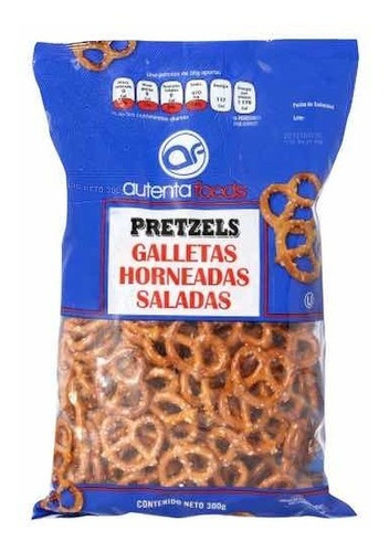 Pretzels Autenta Foods Horneados X 300 Grs.