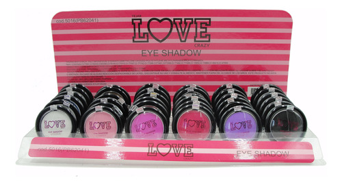 Sombra Compacta Tejar Love Crazy (pack X 12)