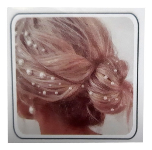 24 Planillas De Perlas Para Cabello Y Rostro