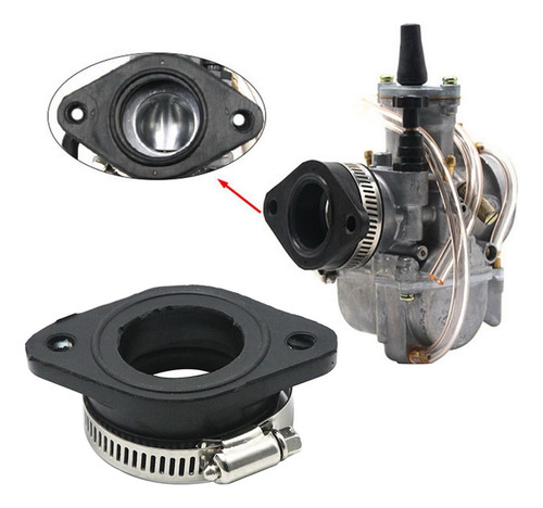 Pipeta Racing Pwk Adaptar A Carburador Cortina Plana 26-34mm