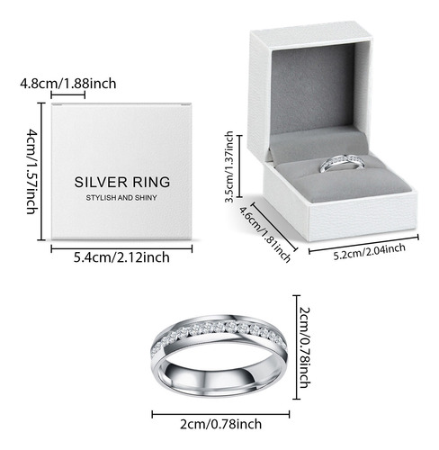 R Luminous Enamel Health Ring, Elegante Y Moderno, Con Acces
