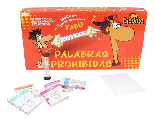 Juego De Mesa Palabras Prohibidas Bisonte De Casa Valente