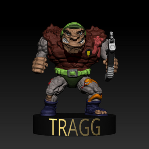 Tragg Tmnt Archivo Stl Impresion 3d (Usado)