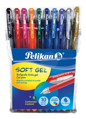 Set Boligrafo Gel Colores Pelikan - Unidad a $2308