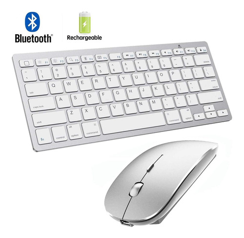 Teclado Y Mouse Bluetooth iPad Y iPhone Teclado Bluetooth Co