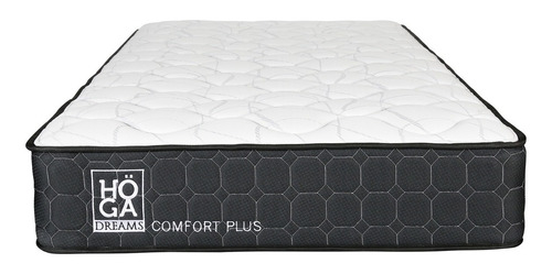 Colchón Comfort Plus Resorte Pocket 1.5 Plaza 105x200x26 Cm