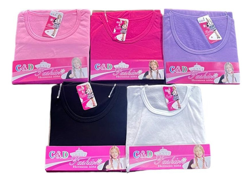 Pack4 Camiseta Micropolar De Niñ@s 1ªcapa Polera Manga Larga