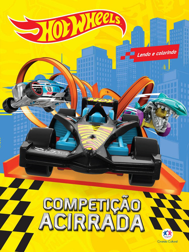 Lendo E Colorindo - Hot Wheels, De Editora Ciranda. Editorial Ciranda Cultural, Capa Mole Em Português, 2021
