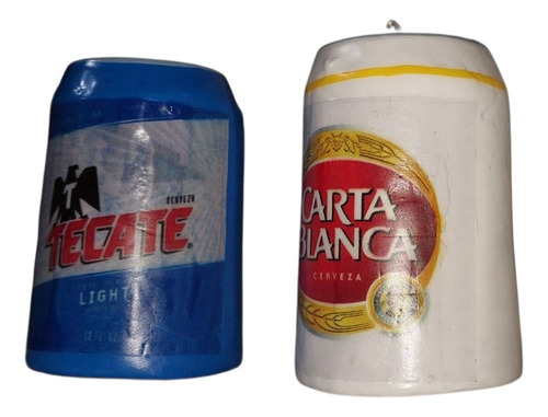 Vela Pastel .:: Lata Bote Cerveza Tecate Carta B V1 ::. C/2