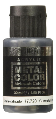 Pintura De Color Metal Gris Metalizado 32ml