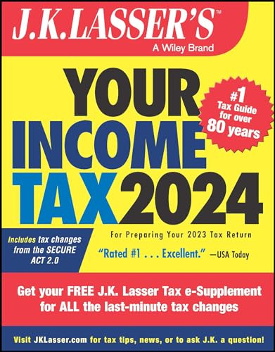 Book : J.k. Lassers Your Income Tax 2024 For Preparing Your