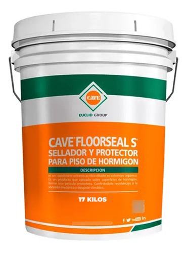 Cave Floorseal S Sellador Para Pisos De Hormigón, Incoloro