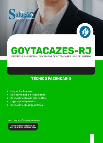 Apostila Prefeitura Campos Dos Goytacazes Rj 2023 Técnico
