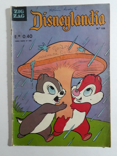 Disneylandia 108 . Zigzag Chile 1964. Usada . 32 Paginas