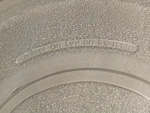 Plato Vidrio Para Microondas (Usado)