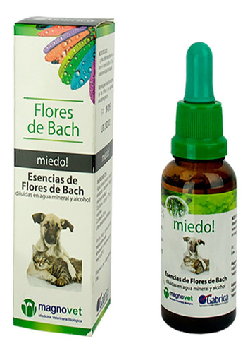 Miedo Gotas Para Perro 30ml - Esencias Florales De Bach