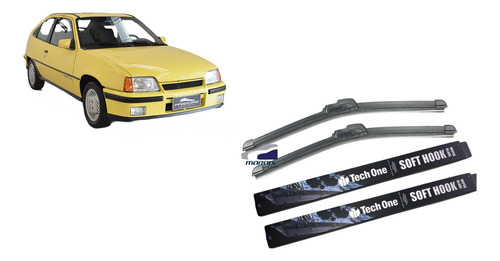 Kadett 1997 1998 Amortecedor Porta Malas + Palhetas Parabri