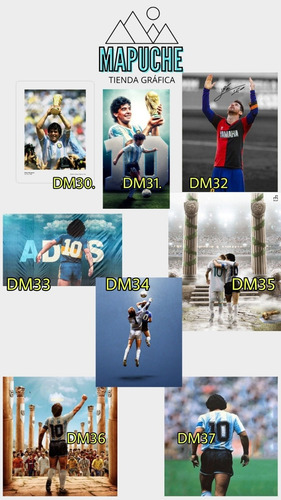 Stickers, Calcos, Pegatinas, De Maradona, Futbol, X20 Unid