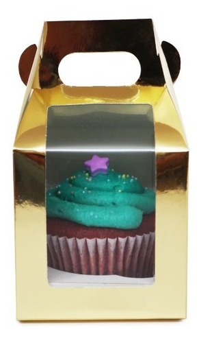 10 Caja Cupcakes Boxlunch 1 Cavidad Color