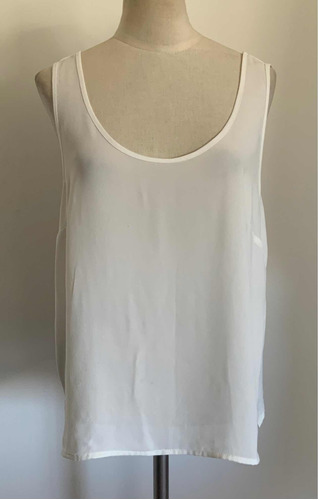 Forever21. Blusa Blanca Musculosa. Mujer. Talle M #vec72