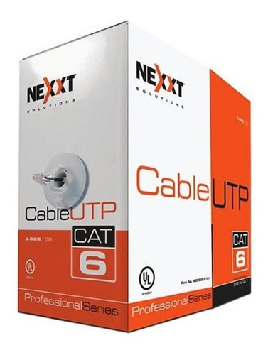 Caja De Cable Utp Marca Nexxt 305 Metros 100% Cobre Cat6 