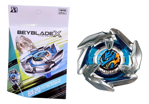 Trompo Beyblade X Bx-20 Drandagger Deck. Con Lanzador! Azul