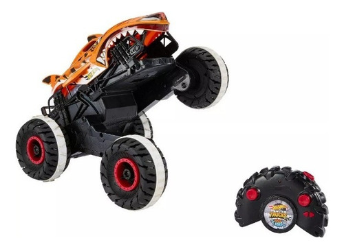 Carro Hot Wheels Monster Trucks Tiburón Tigre Imparable