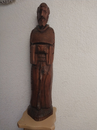  San Francisco De Asís Talla En Madera. Arte Sacro   