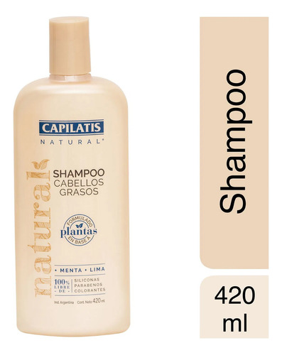 Capilatis Shampoo Cabellos Graso Menta L Ecológica 420ml