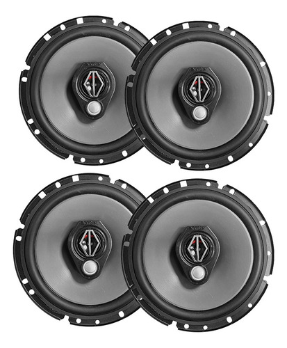 Combo 4 Parlantes Bomber 6 Pulgadas Bbr 6 Triaxial 60w Rms 